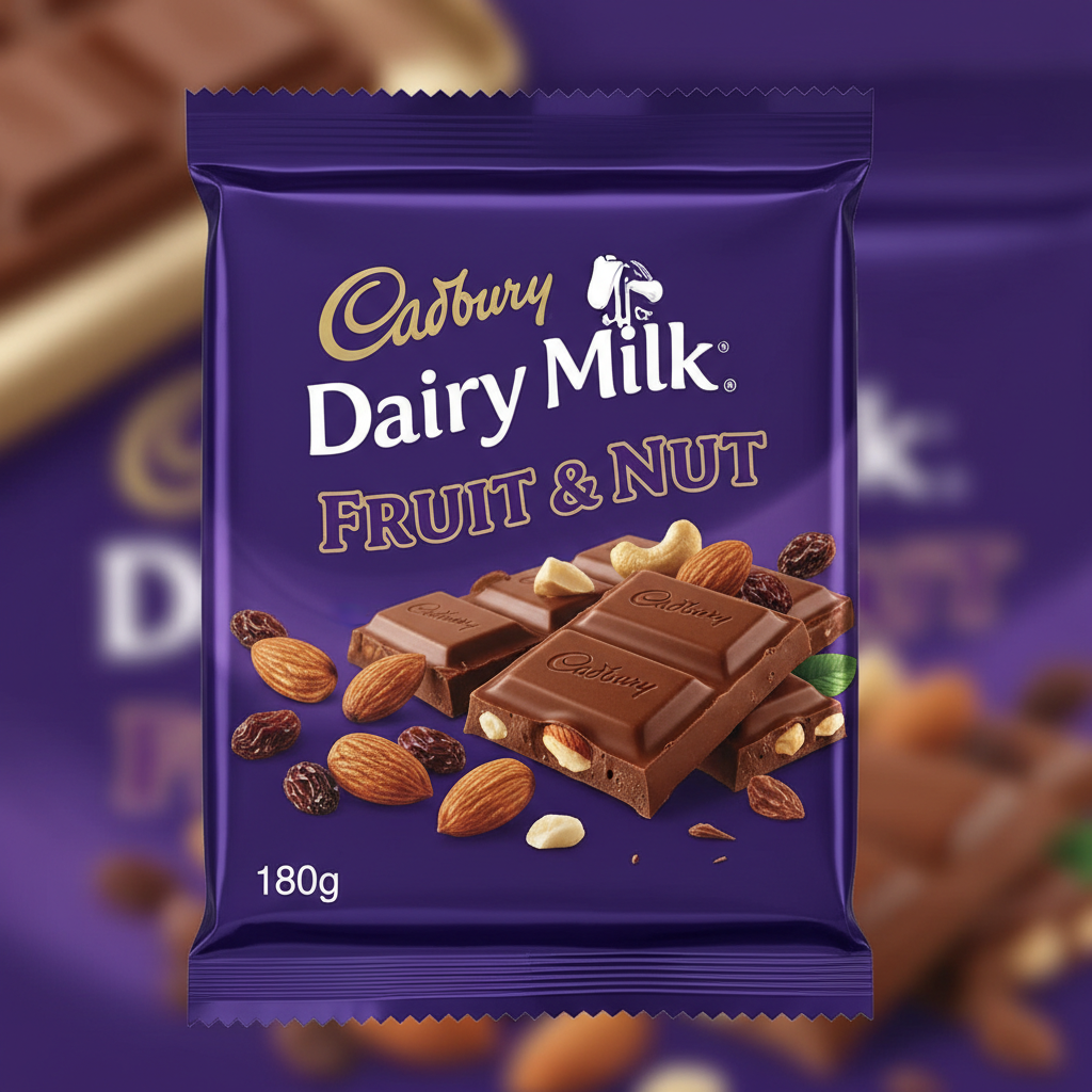Cadbury Dairy Milk Fruit & Nut 180g