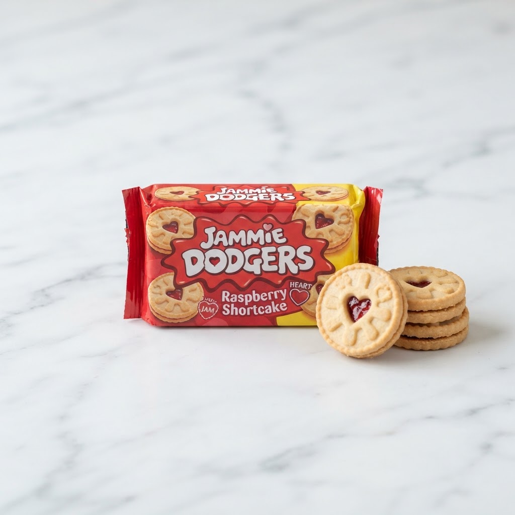 Jammie Dodgers Raspberry British Snacks Thailand Bossmans Living Room UK snacks delivery