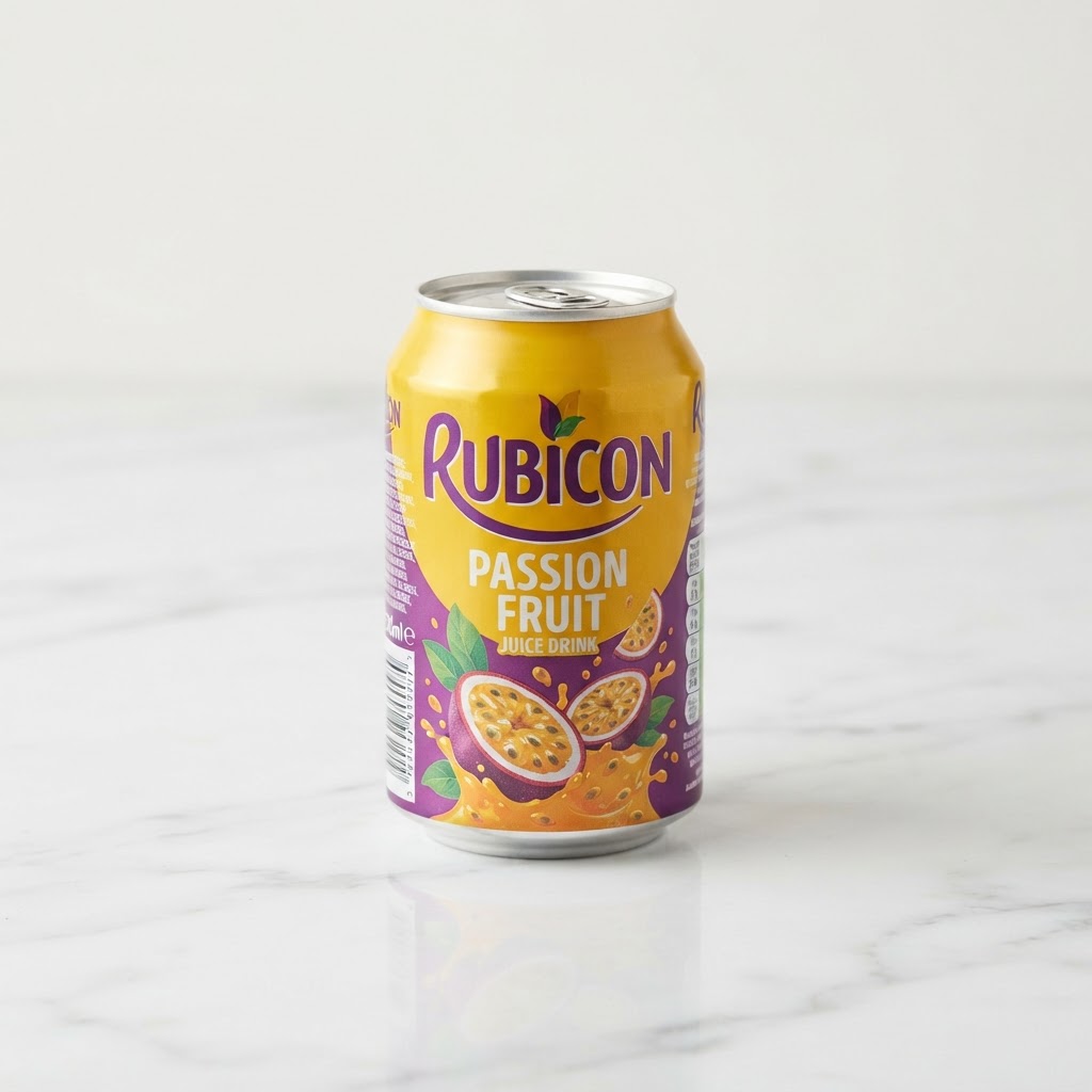 Rubicon Passion Fruit British Drinks Thailand Bossmans Living Room UK drinks delivery