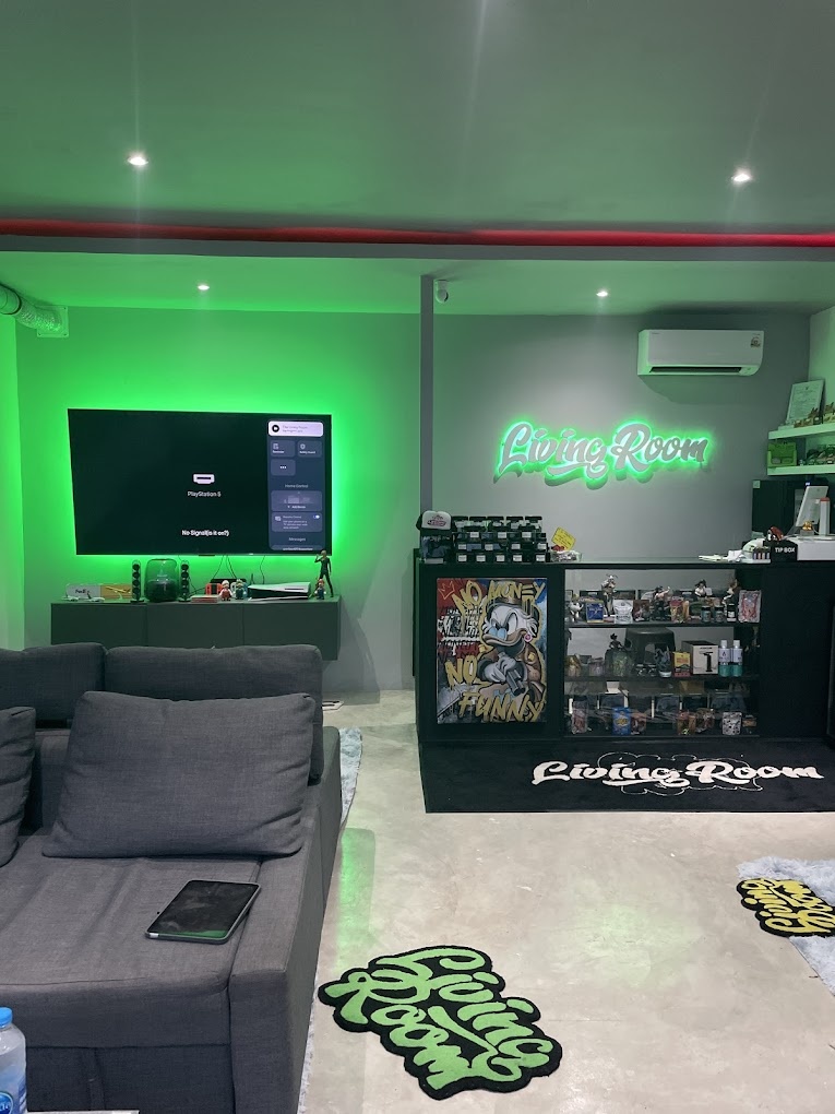 Living Room Koh Samui shop interior Thailand dispensary