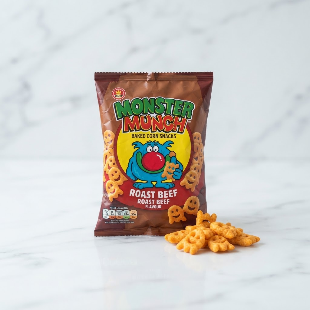 Monster Munch Roast Beef British Snacks Thailand Bossmans Living Room UK snacks delivery