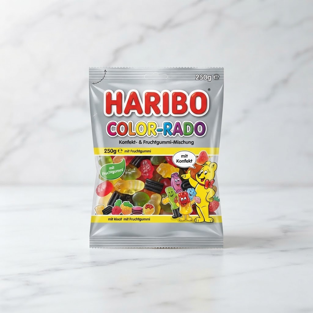 Haribo Color Radio British Snacks Thailand Bossmans Living Room UK snacks delivery
