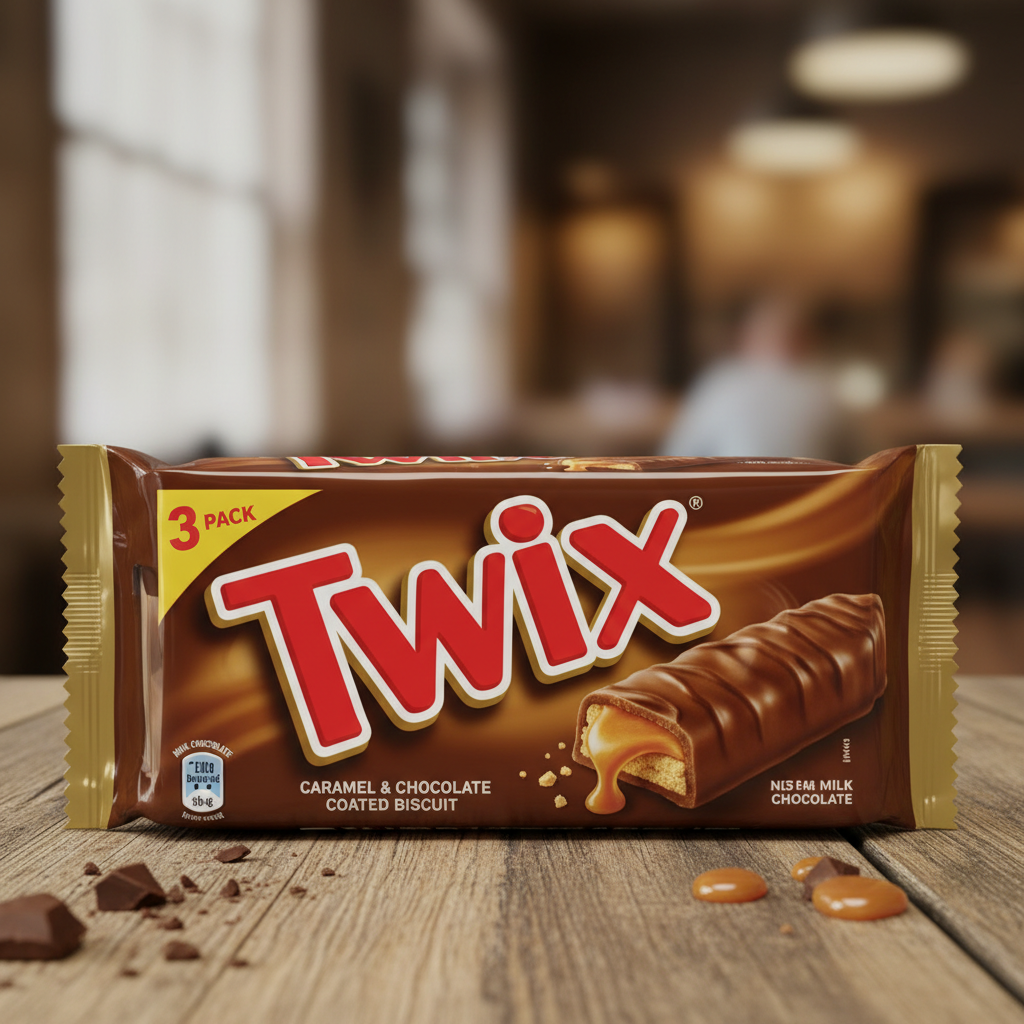 Twix Chocolate Biscuit Bars 3 Pack 3x40g
