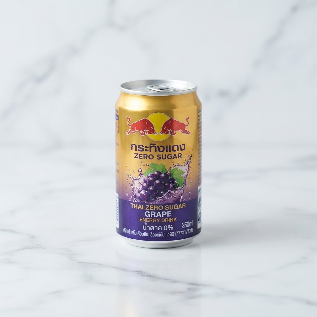 Red Bull Thai Zero Sugar Grape British Drinks Thailand Bossmans Living Room UK drinks delivery