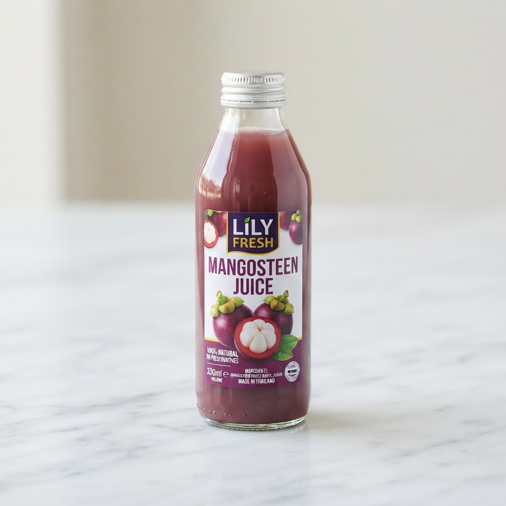 Lily Fresh Mangosteen Juice British Drinks Thailand Bossmans Living Room UK drinks delivery