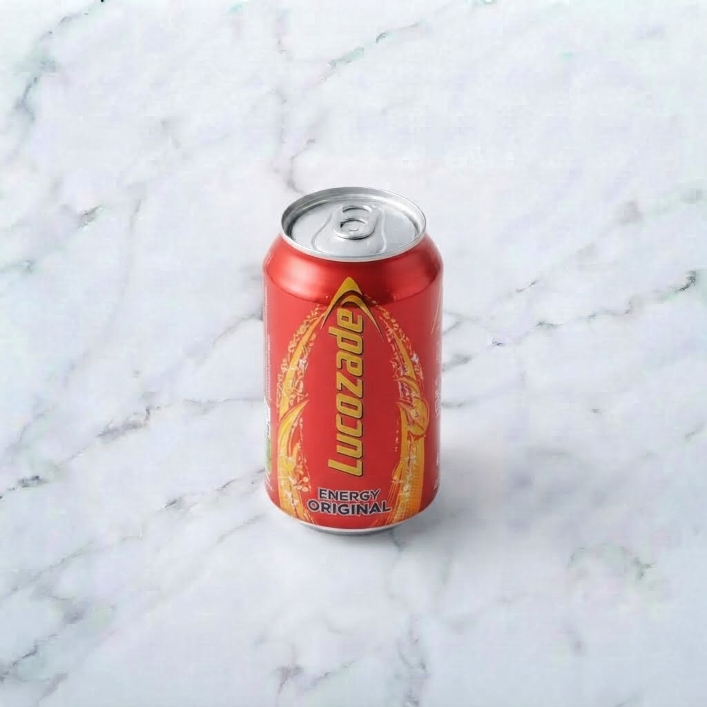 Lucozade Original Cans 330ml British Drinks Thailand Bossmans Living Room UK drinks delivery