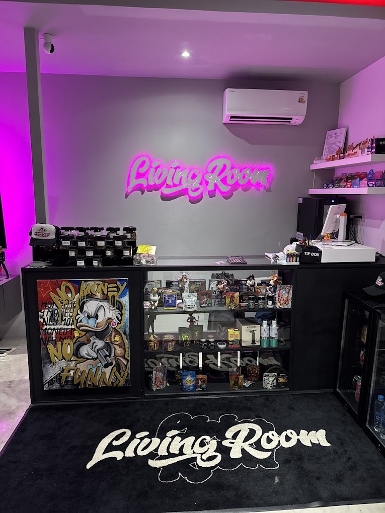 Living Room Koh Samui shop exterior Thailand dispensary