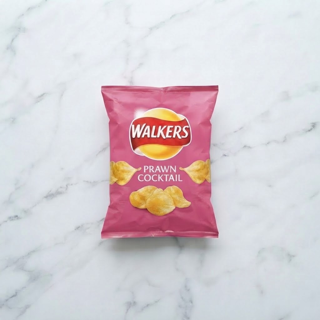 Walkers Prawn Cocktail British Snacks Thailand Bossmans Living Room UK snacks delivery