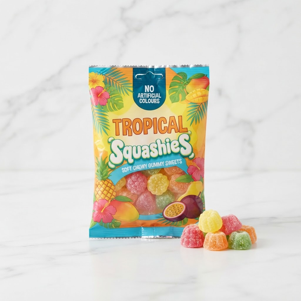 Squashies Tropical British Snacks Thailand Bossmans Living Room UK snacks delivery