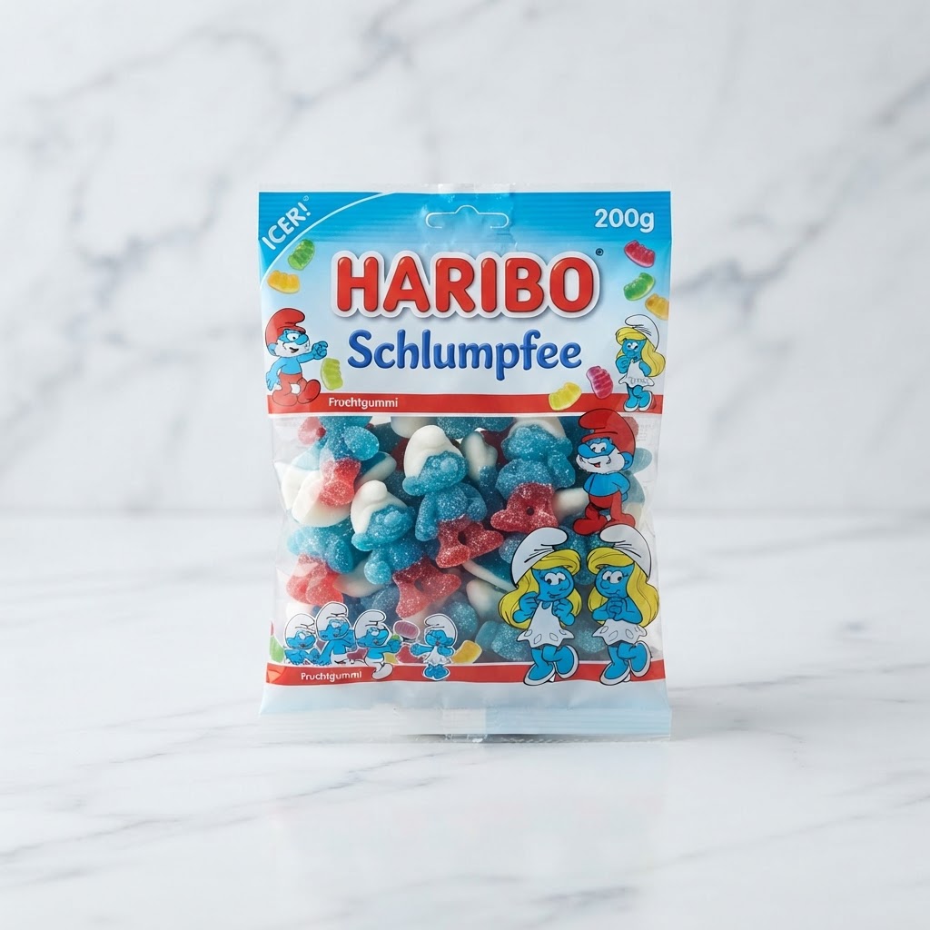 Haribo Schlumpfee British Snacks Thailand Bossmans Living Room UK snacks delivery