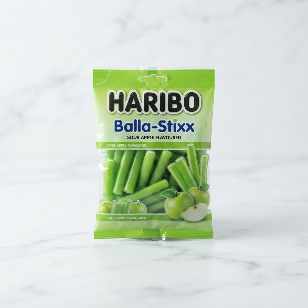 Haribo Balla Stixx Apple British Snacks Thailand Bossmans Living Room UK snacks delivery