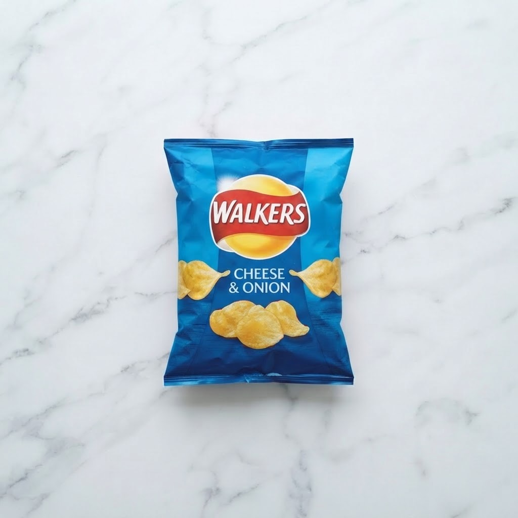 Walkers Cheese & Onion British Snacks Thailand Bossmans Living Room UK snacks delivery