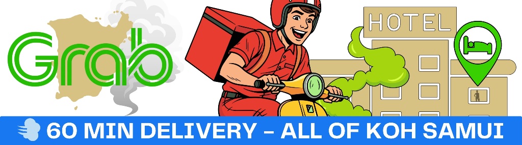 60min Delivery - All of Koh Samui