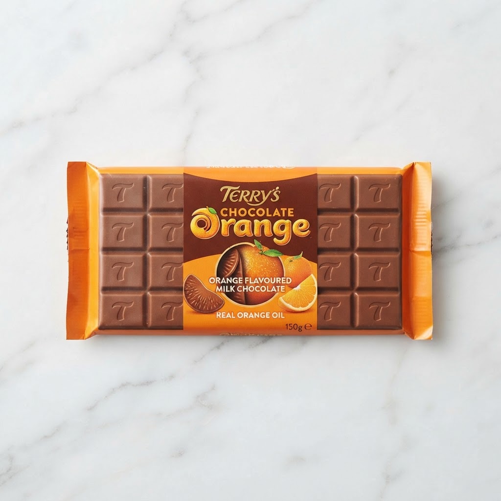 Terry's Chocolate Orange Bar British Snacks Thailand Bossmans Living Room UK snacks delivery