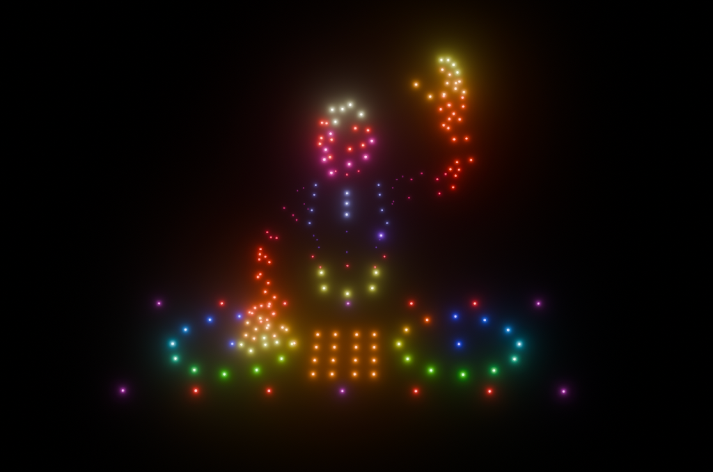 Spectacle de drones lumineux - Festivals & Concerts