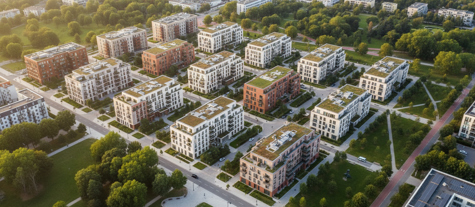 Immobilien Luftaufnahme