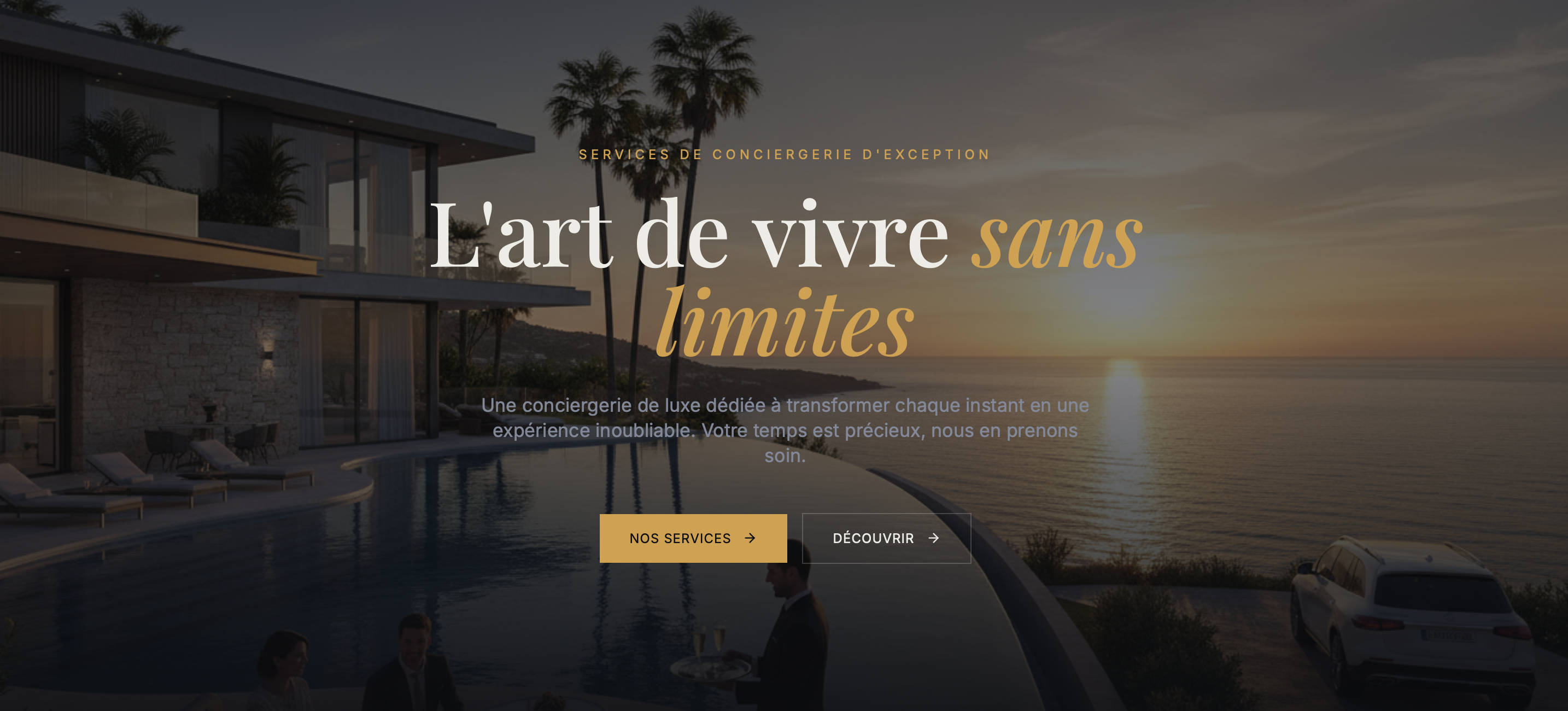 Luxeo Conciergerie template preview