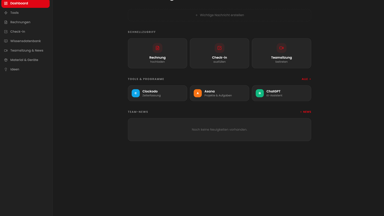 Sicherung Team Binggeli Media template preview