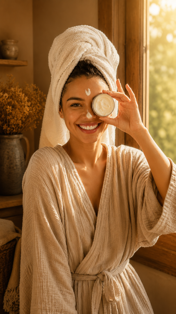 Tallow Gold Skin Cream in daily use - grass-fed beef tallow moisturiser