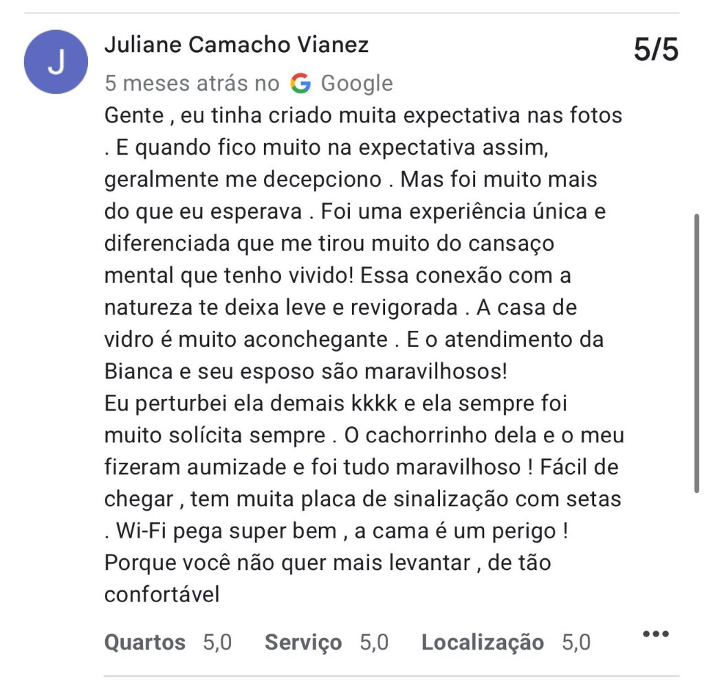 Depoimento de Juliane Camacho Vianez
