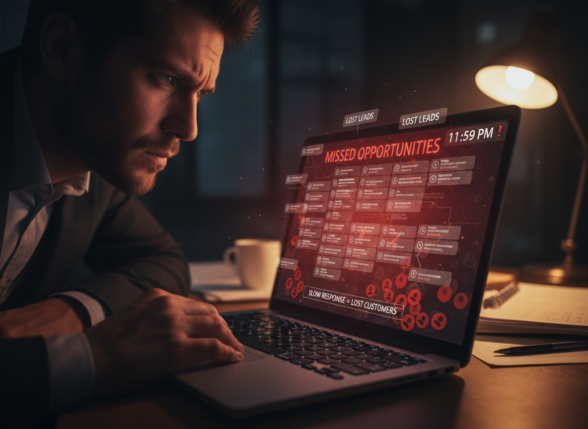 Frustrated business owner