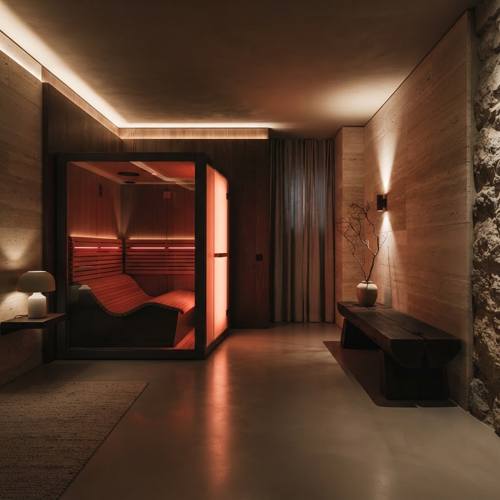 Wellness technology beautifully integrated into a commercial environment