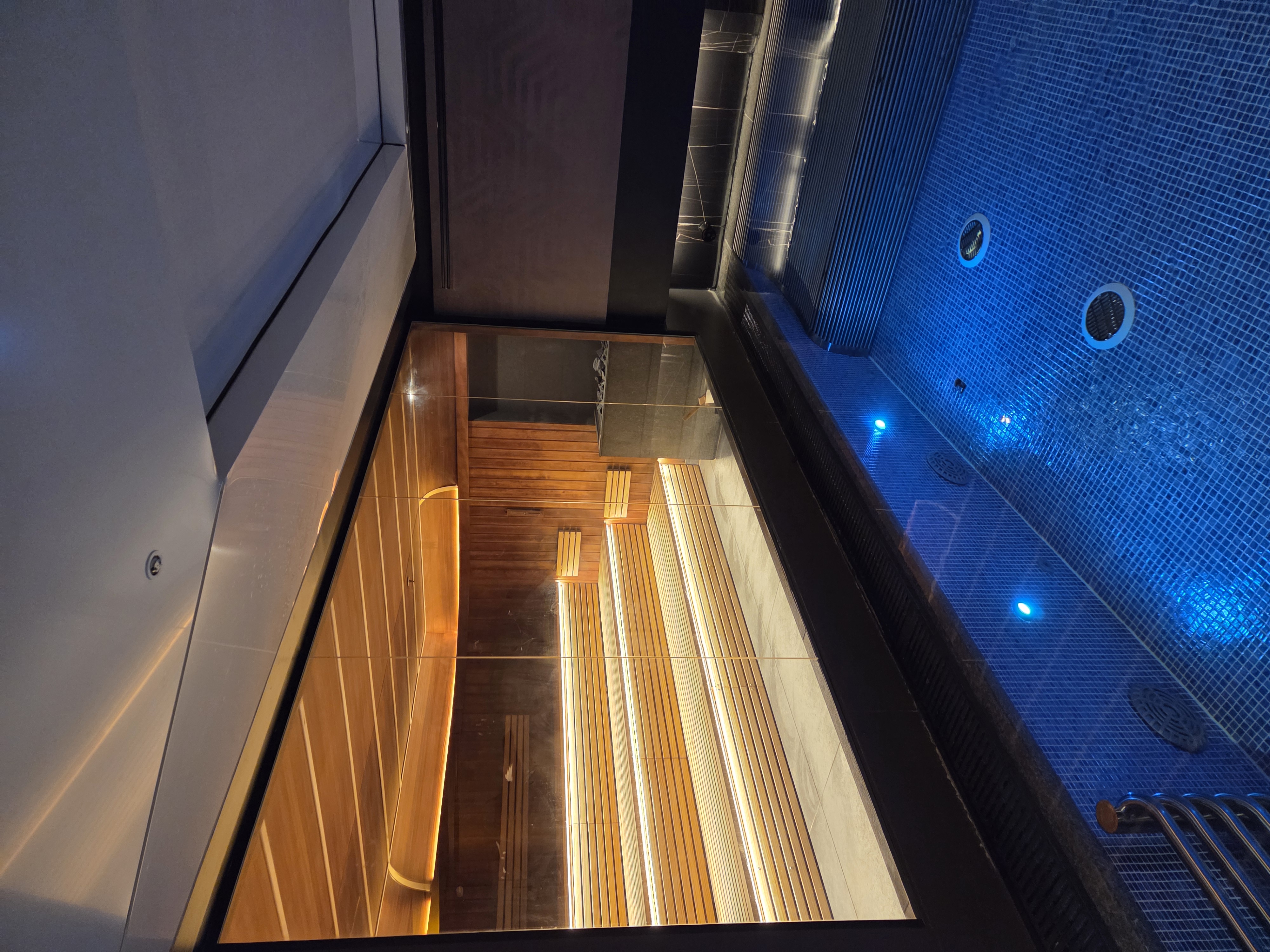 Refurbished sauna interior at Eden One Spa Dublin