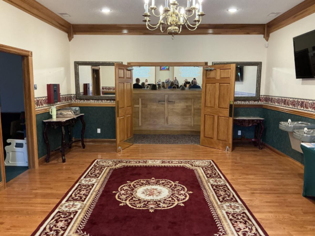 Church lobby