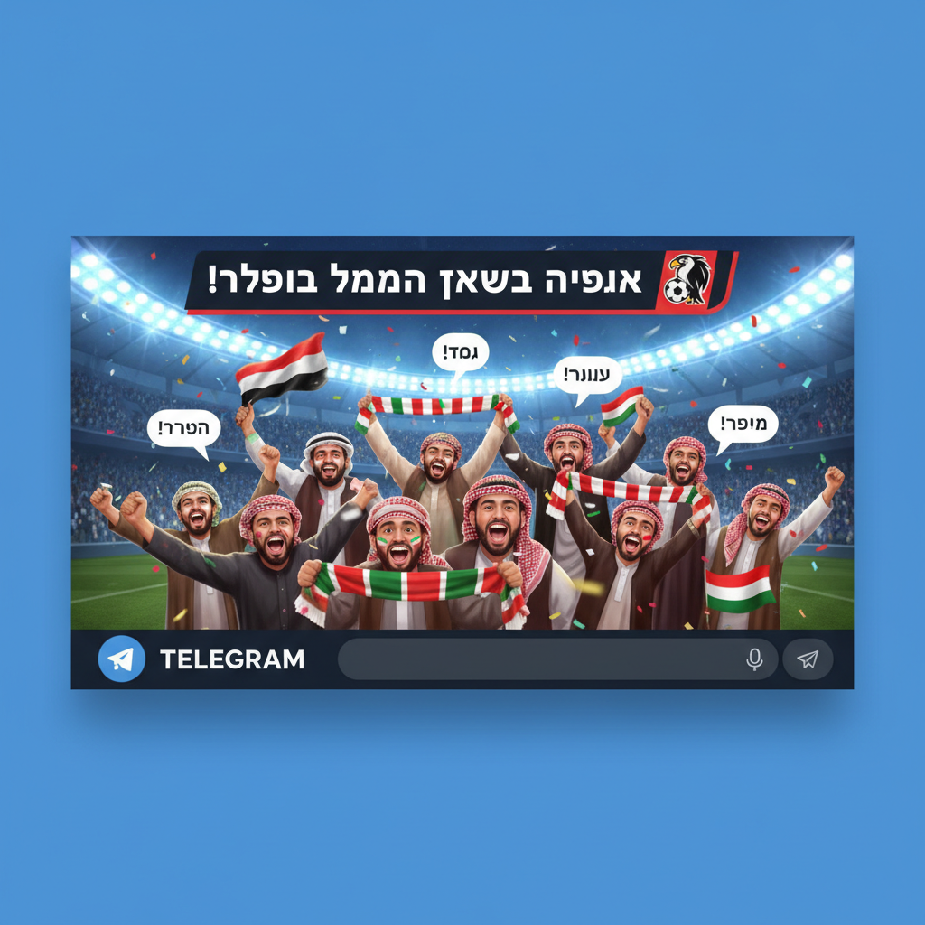 קהילת אוהדי ספורט בטלגרם — חגיגה ודיון חי