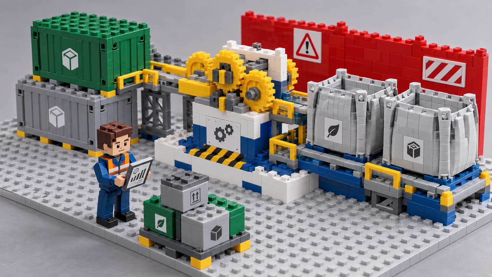 Brick-Modell zur Brainstorming-Aufgabe