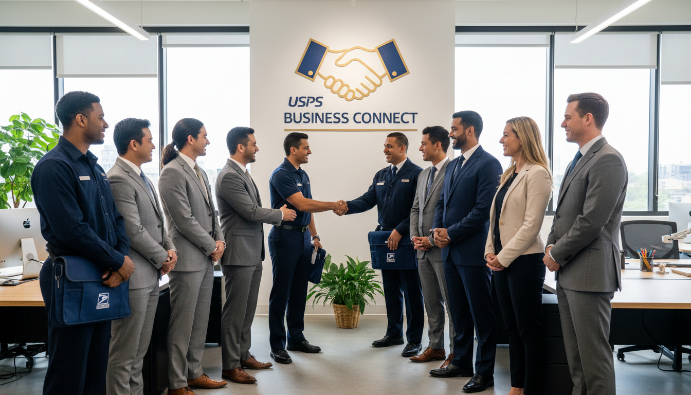 USPS employees and service providers connecting