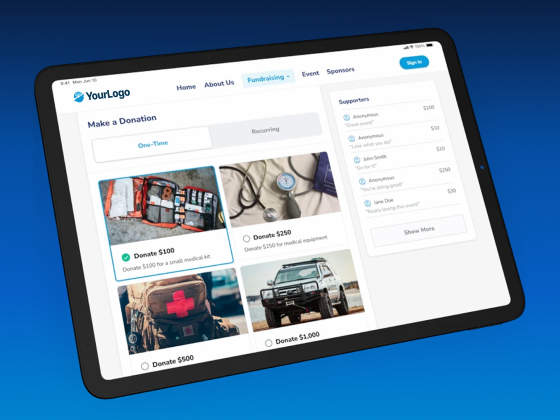 Flexible Donation Pages