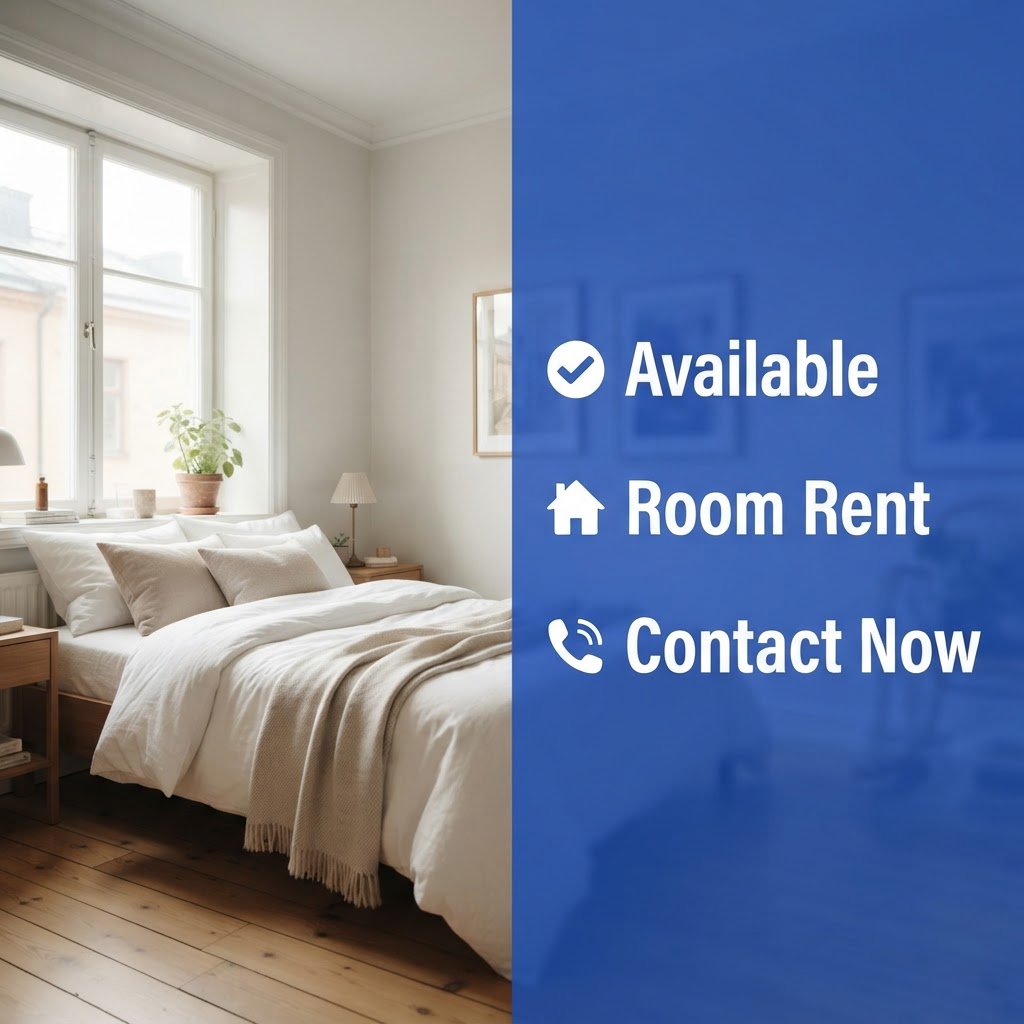 🏠 Chambre à louer dans une maison habitée uniquement par des femmes.