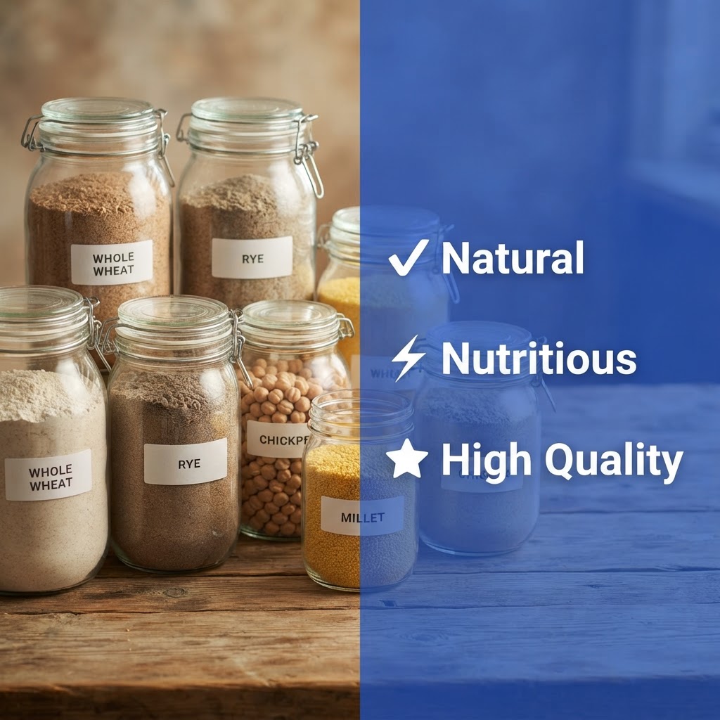 Vente de farines naturelles et saines