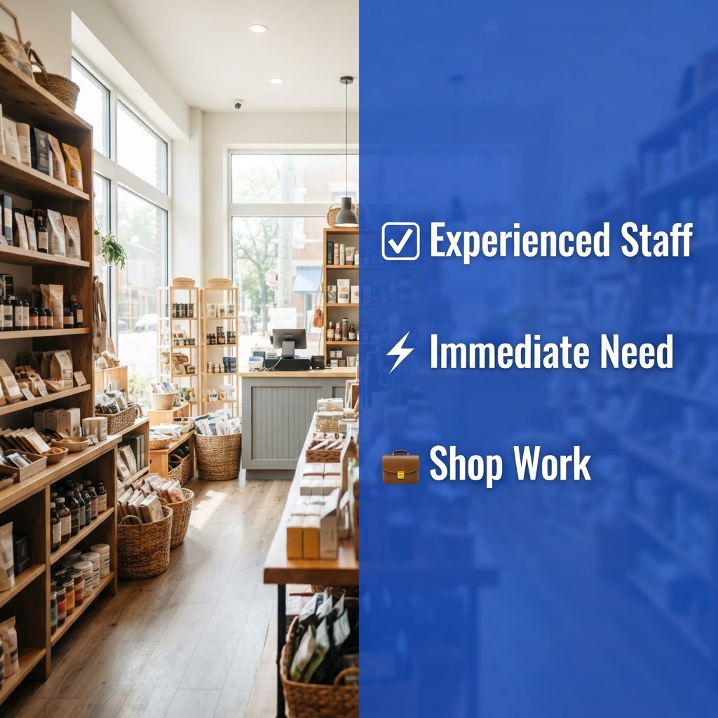 💼 Recherche employé pour magasin (H/F)
