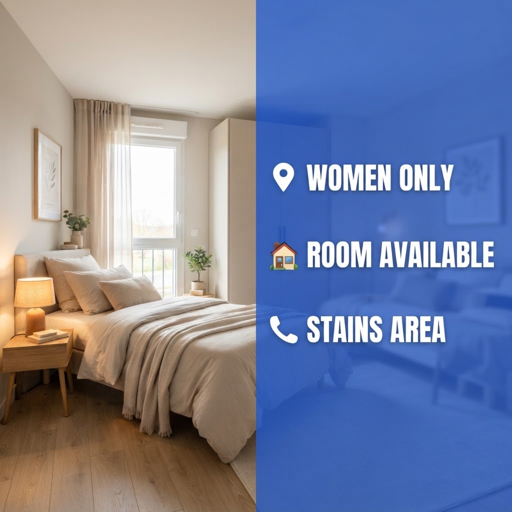 🏠 Chambre à louer à Stains (femmes uniquement)