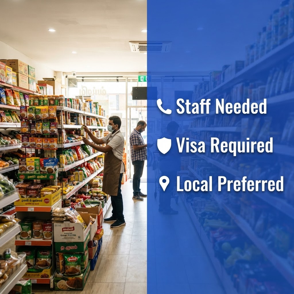 💼 Personnel recherché pour épicerie tamoule