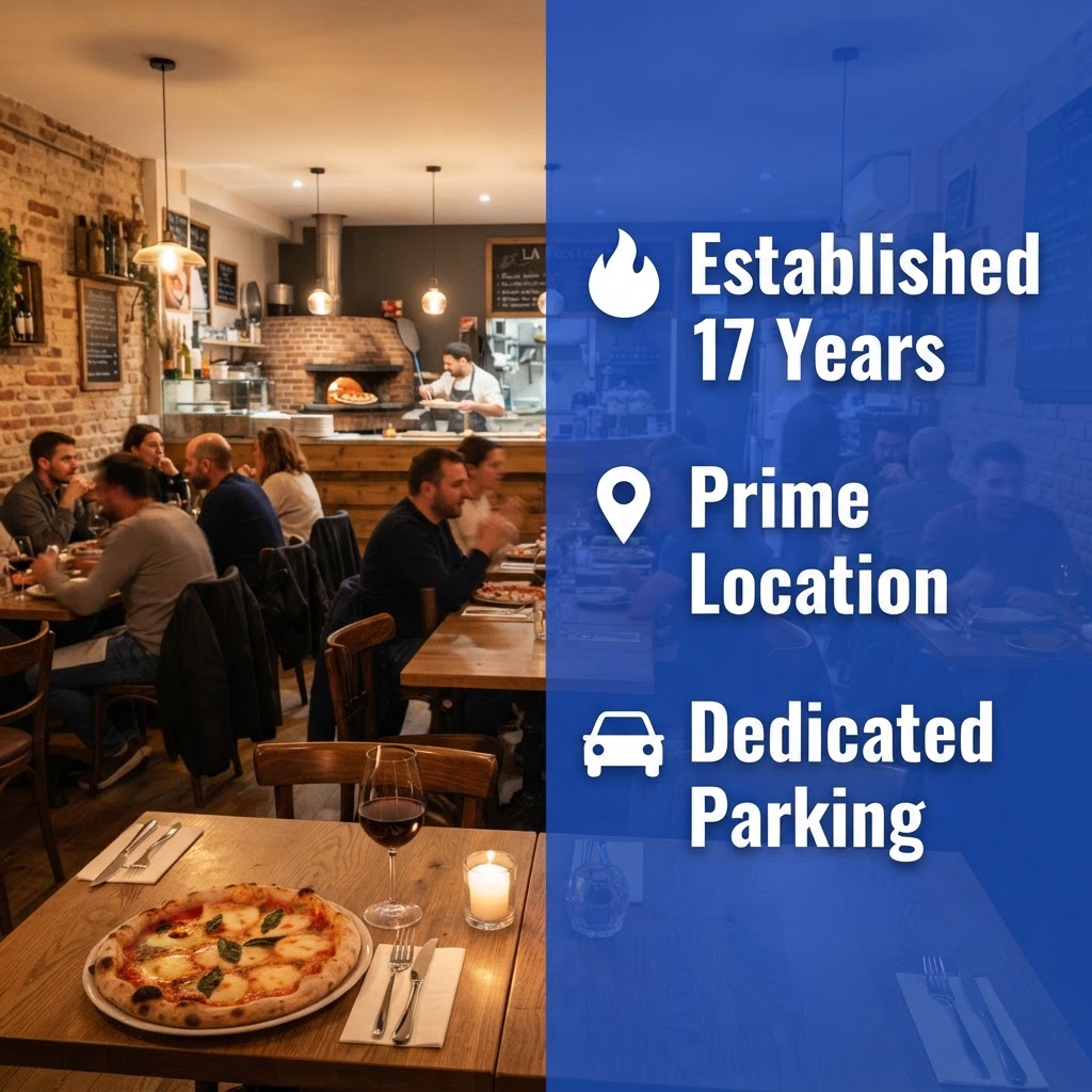 🍕 Pizzeria active à vendre - Roissy-en-Brie
