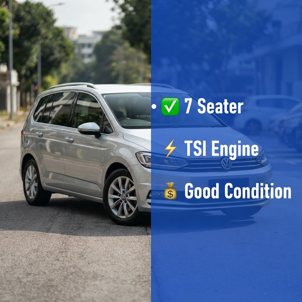 VW TOURAN TSI 150hp - 7 இருக்கைகள்