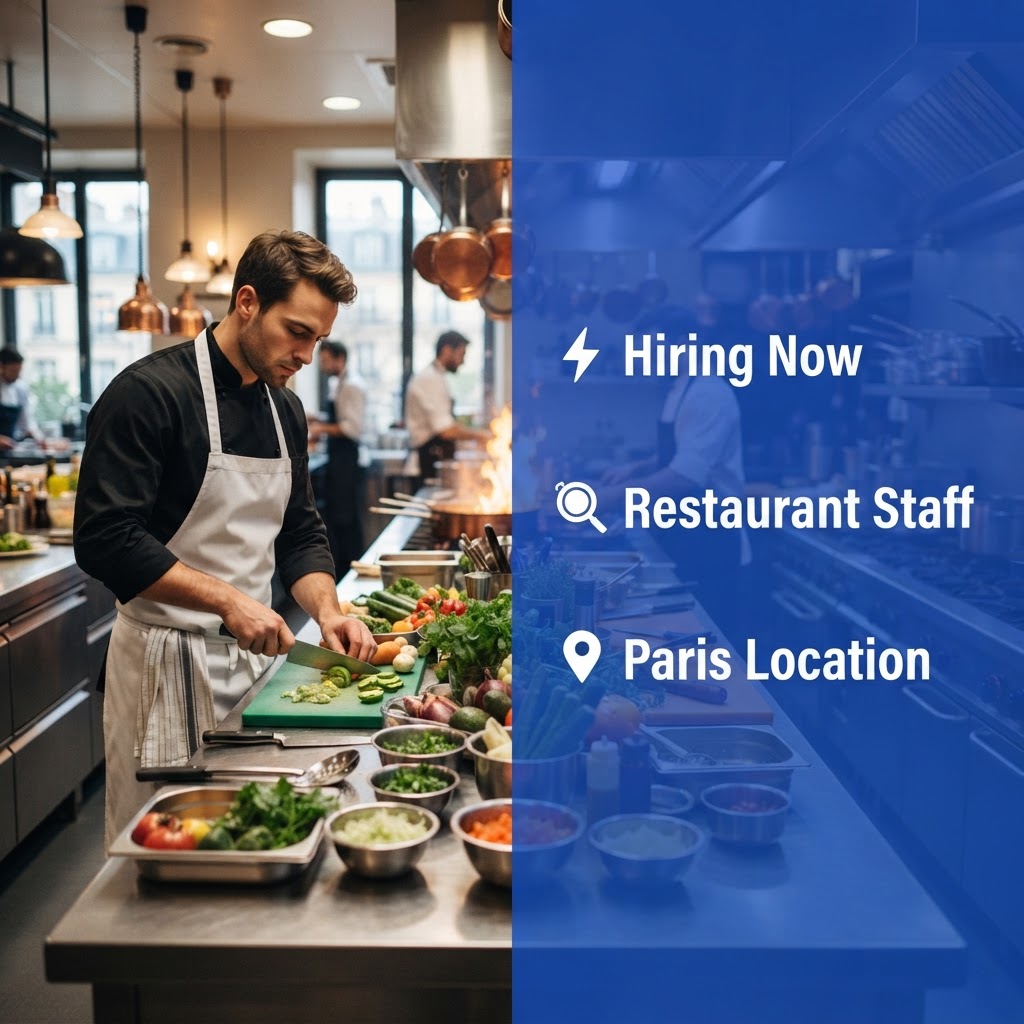 👨‍🍳 Personnel de restauration à Paris