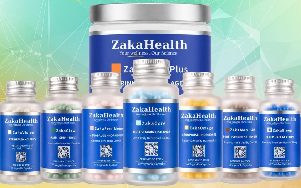 New Blue ZakaHealth Packaging