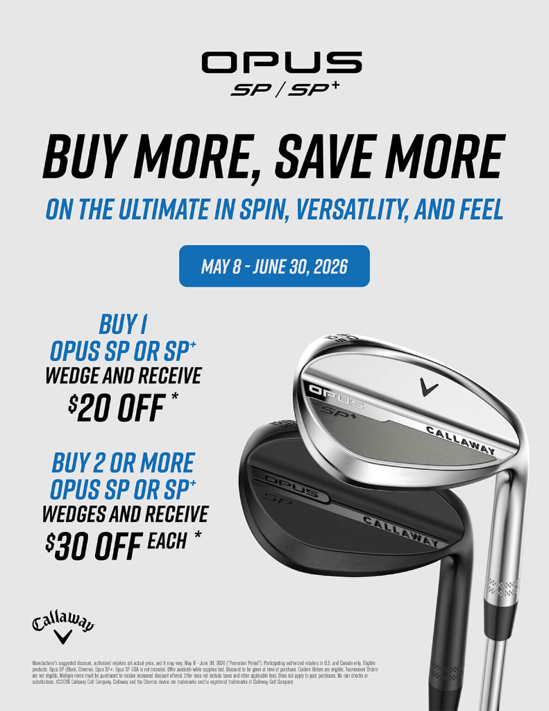 Callaway Opus SP Wedge Savings