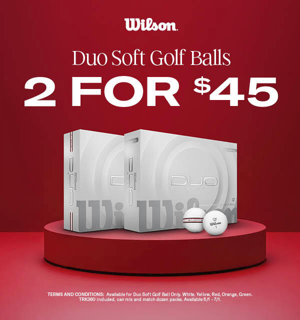 Wilson Duo Soft Golf Balls - 2 for $45