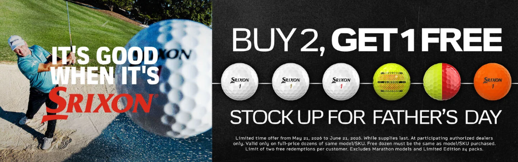 Srixon Buy 2 Get 1 Free
