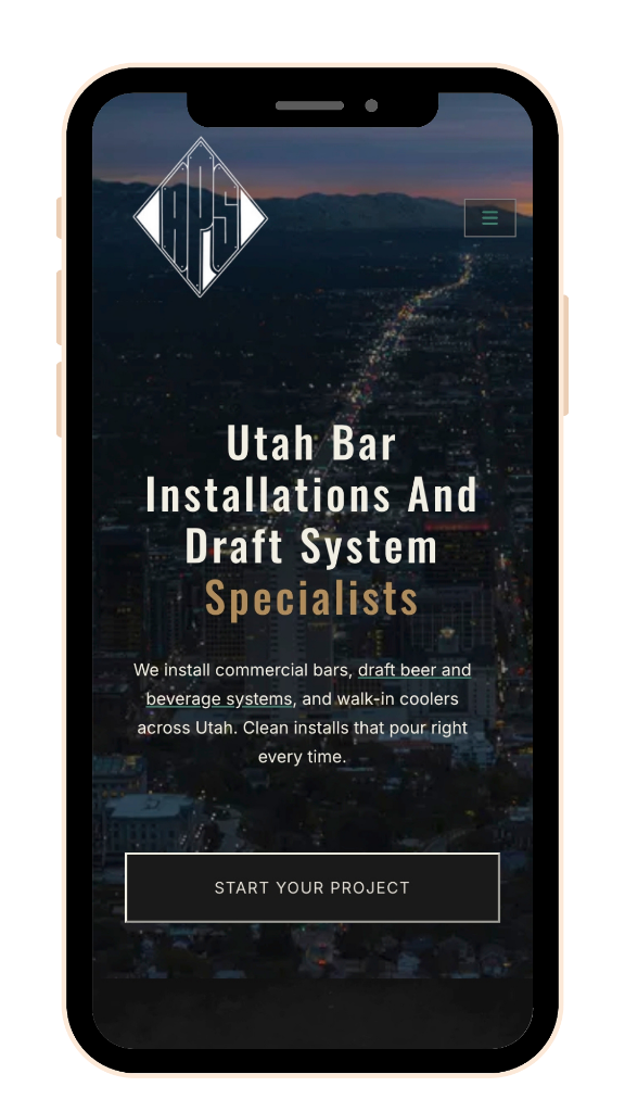 Sidler Studios client website redesign — All Phase Service & Construction