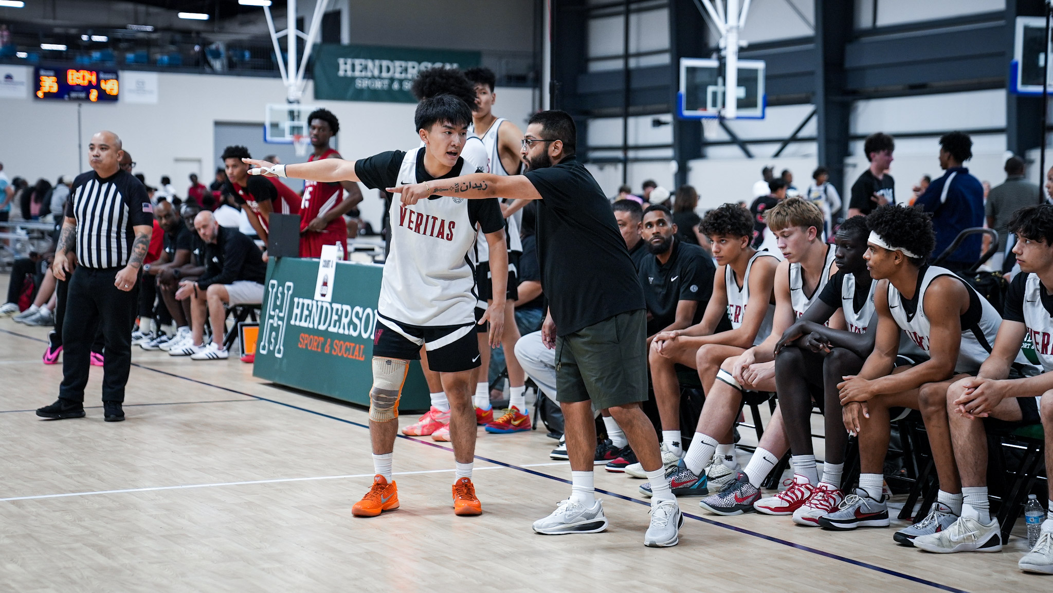 Hank and Coach Eli in Vegas for Border League