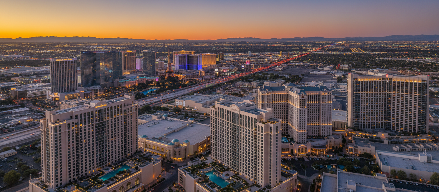 Las Vegas luxury real estate skyline