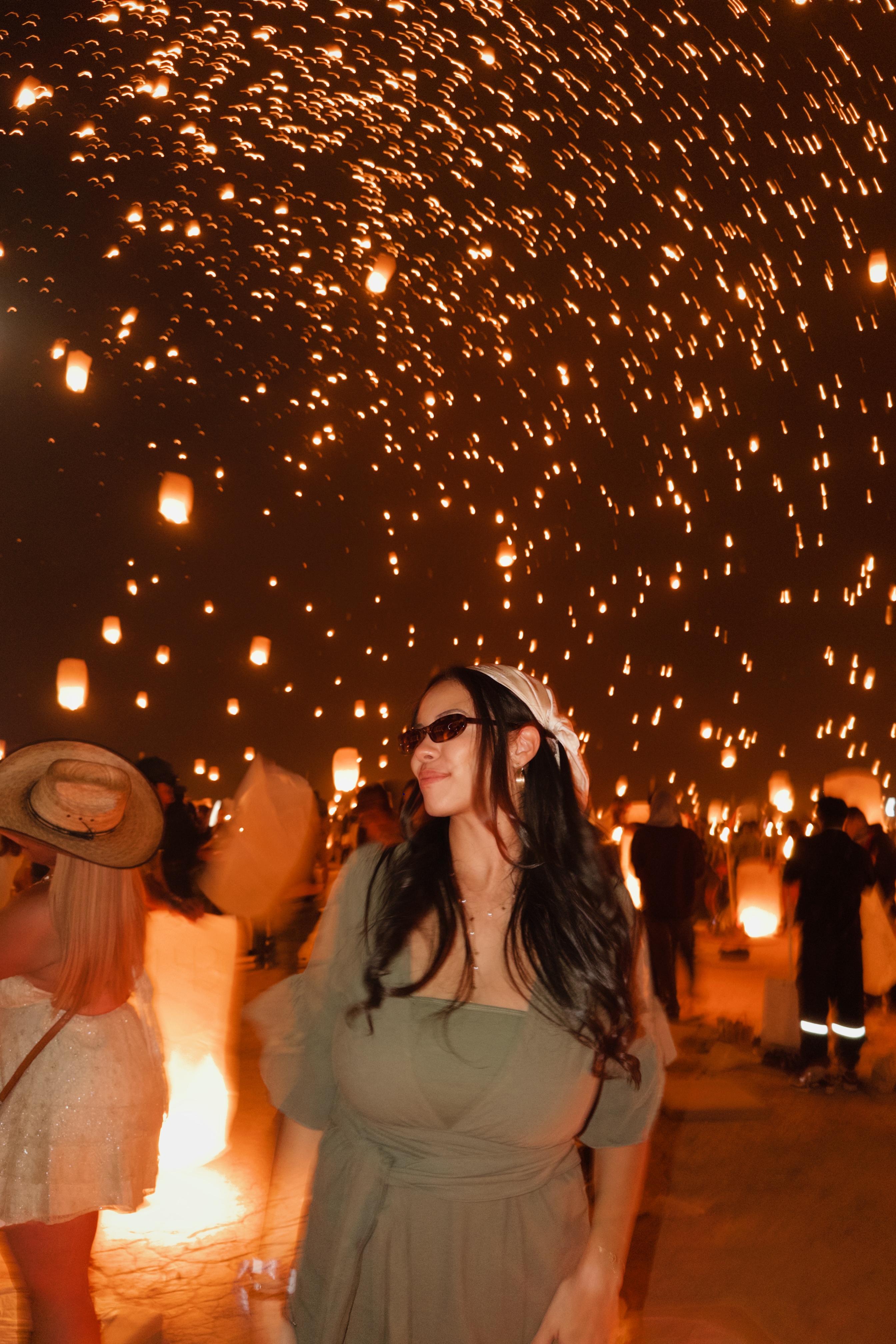 Lanterns At Night