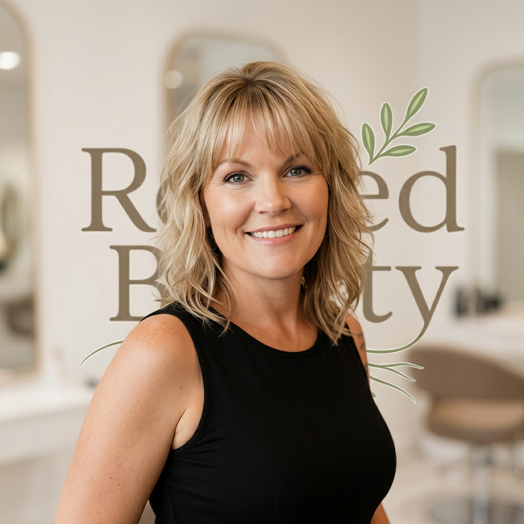 Janell Demet, owner and stylist at Rooted Beauty hair salon in Watertown WI