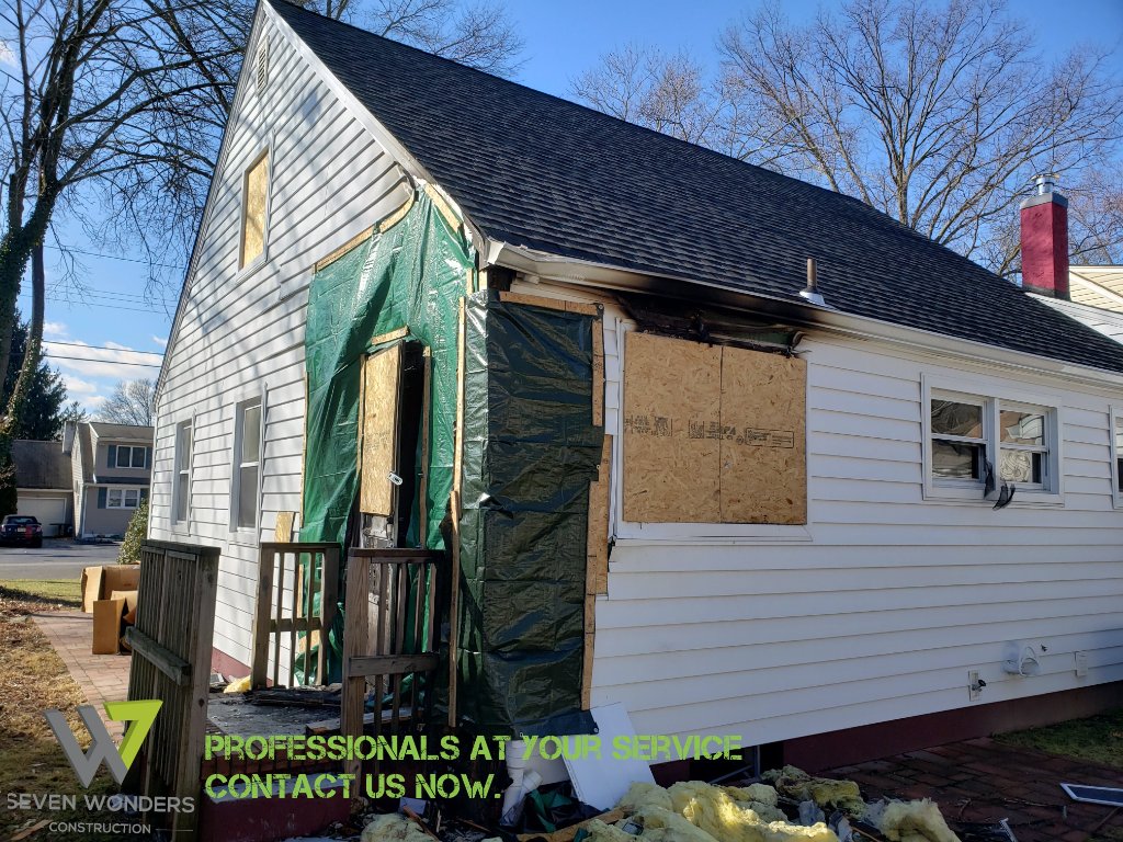 Fire Damage Side View